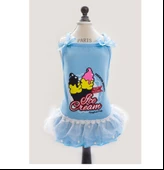 MAVİ ICE CREAM TÜTÜLÜ KÖPEK ELBİSESİ - 4
