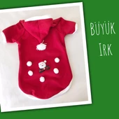 Santa Polar Yılbaşı Kıyafeti Orta ve Büyük Irk - 11