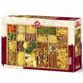 5235 Makarnalar 1000 Parça - Art Puzzle - 1