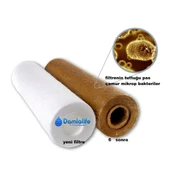 Enkaplı 10'' Kapaklı 5 Micron Sediment Spun Elyaf Filtre - 3