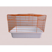 Kemirgen Kafesi Turuncu Renk (Tavşan Guineapig) Büyük Boy - 1