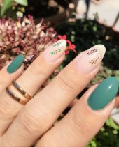 Leaf Tırnak Dövmesi,Tırnak Tattoo,Nail Art ,Tırnak Sticker - 1