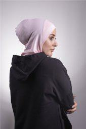 Pudra Pratik Hazır Geçmeli Bone Viskon Kumaş Hijab Spor 2106_06 - 2