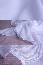 Beyaz 80x80 cm İç Tülbent Pamuklu 1007K_42 - 1