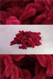 Fuşya Saç Tokası Kadife 1008_20 - 1