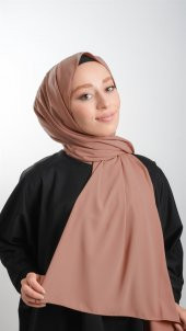 Yavruağzı Düz Klasik Şal Medine İpeği Sade 202103_35 - 1