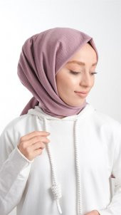 Mor Düz Klasik Şal Pamuk Caz Sade 202105_22 - 1