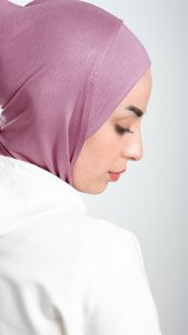 Gül Kurusu Pratik Hazır Geçmeli Tesettür Bone Sandy Kumaş Lüks Hijab 2115_18 - 2