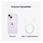 Apple iPhone 14 128 GB Mor (Apple Türkiye Garantili) - 4