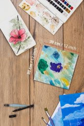 30x30 cm Pres Kompozit Tuval 6lı Set - 3
