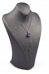 Ametist Doğal Taş Damla Model Kolye thumbnail 2