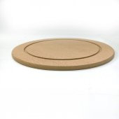 10 Adet MDF Ahşap Pizza Tahtası 28 Cm, Sunum Tahtası, Pizza Tabağı, Lahmacun ve Pide Servis Tahtası - 3