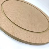 10 Adet MDF Ahşap Pizza Tahtası 28 Cm, Sunum Tahtası, Pizza Tabağı, Lahmacun ve Pide Servis Tahtası - 4