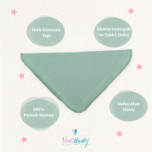 Novibaby 6 lı Bebek Ağız Mendili  Sunrise  Salya Mendili Ağız Silme Mendili 100 Pamuk 20x20cm - 2