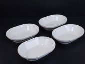 Rossel Premium Lilyum 4 Parça Oval Sunumluk Seti LVN-20176 - 1