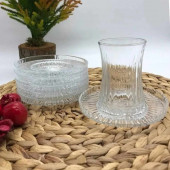 Paşabahçe Elysia Çay Takımı Seti 12 Parça Set Riva Çay Tabağı 42901 - 3