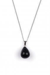 Oniks Doğal Taş Damla Model Kolye thumbnail 1