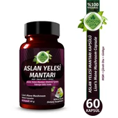 Aslan Yelesi Kapsül (LİON'S MANE MUSHROOMS CAPSULE) 60 Adet - 1