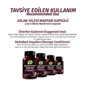Aslan Yelesi Kapsül (LİON'S MANE MUSHROOMS CAPSULE) 60 Adet - 4