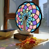 Veraart Epoksili Işıklı Kişiselleştirilebilir Torus Yoga Yapan Kadın Gece Lambası  Dekoratif Obje - 4