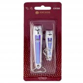 Anchor Çift Renkli Katelalı Tırnak Makası Seti 2 Li Mavi (GX108) GKH - 1