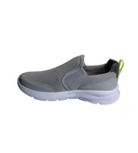 KİNETİX Erkek Gri Fileli Bağcıksız Rahat Hafif Taban Günlük Comfort Spor Ayakkabı - 3