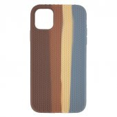 İphone 12 - 12 Pro Renkli Gökkuşağı - Colorful - Silikon Kılıf thumbnail 1