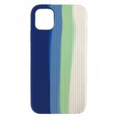 İphone 12 - 12 Pro Renkli Gökkuşağı - Colorful - Silikon Kılıf thumbnail 4