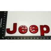 Jeep Kaput Bagaj 3M 3D Parlak Kırmızı Yazı Logo thumbnail 4