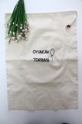 Büyük Boy Çok Amaçlı Büzgülü Oyuncak Torbası 50x70 - 1