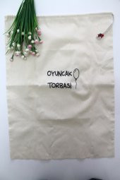 Büyük Boy Çok Amaçlı Büzgülü Oyuncak Torbası 50x70 - 2