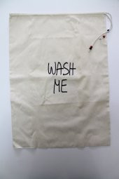 Wash Me Baskılı Çok Amaçlı Kirli Torbası 50x70cm - 2