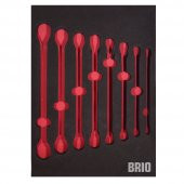Brio Anahtar Yıldız Set 8 Parça 6X7-20X22 Sünger Yatak Boş - 1