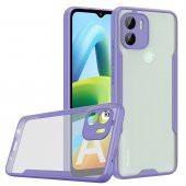 Xiaomi Redmi A1 Kılıf Kamera Korumalı Arkası Mat Platin Silikon Kılıf - 3