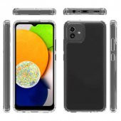 Samsung Galaxy A04E Kılıf Olex Antishock Darbe Emici Şeffaf Silikon Kılıf - 6