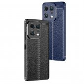 Xiaomi Mi 13 Kılıf Focus Deri Görünümlü Kamera Korumalı Silikon Kılıf - 3