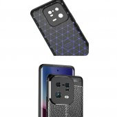 Xiaomi Mi 13 Pro Kılıf Focus Deri Görünümlü Kamera Korumalı Silikon Kılıf thumbnail 4