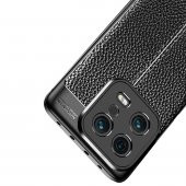 Xiaomi Mi 13 Kılıf Focus Deri Görünümlü Kamera Korumalı Silikon Kılıf - 5