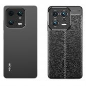 Xiaomi Mi 13 Kılıf Focus Deri Görünümlü Kamera Korumalı Silikon Kılıf - 6