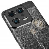 Xiaomi Mi 13 Kılıf Focus Deri Görünümlü Kamera Korumalı Silikon Kılıf - 8
