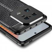 Xiaomi Mi 13 Pro Kılıf Focus Deri Görünümlü Kamera Korumalı Silikon Kılıf thumbnail 8