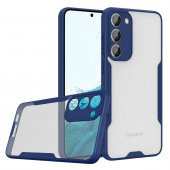 Samsung Galaxy S23 Kılıf Kamera Korumalı Arkası Mat Platin Silikon Kılıf - 2