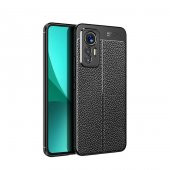 Xiaomi Mi 12 Lite Kılıf Focus Deri Görünümlü Kamera Korumalı Silikon Kılıf thumbnail 1