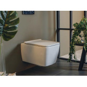 Turkuaz Cerastyle Hera Kanalsız Asma Klozet  Hera Yavaş Kapanır Kapak - 2