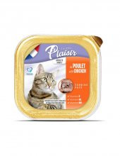 Plaisir Pate Ezme Tavuklu Kedi Konservesi 100 Gr - 1