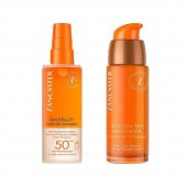 Lancaster Güneş Sonrası Serum 30ML+ Protective Water SPF50 Güneş Koruyucu 150ML 2li Set - 1
