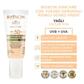 Bioxcin Sun Care Çok Yüksek Korumalı Yağlı Ciltler İçin Renkli Güneş Kremi Spf 50+ 50 ml - 3