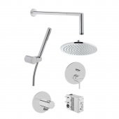 VitrA Origin Krom Ankastre Tepe Banyo Duş Seti - 1