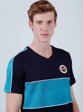 Fenerbahçe Erkek Aktif Lacivert Mavi Tshirt - 1