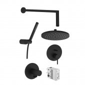 VitrA Origin Mat Siyah Ankastre Tepe Banyo Duş Seti - 1